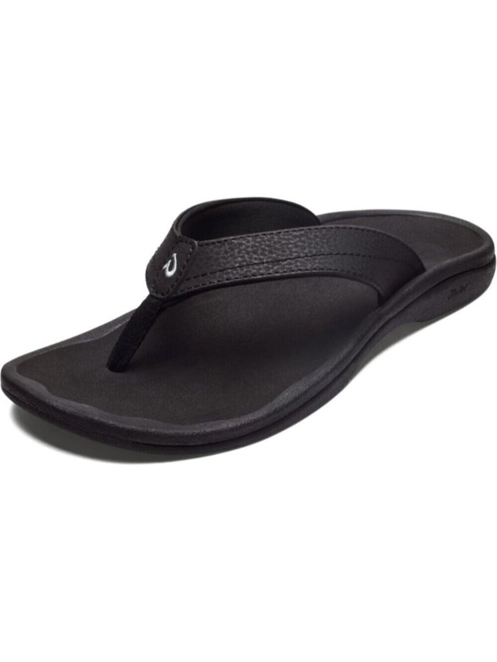 Women's Black Sandals Water Resistant Flip Flops with Arch Support Comfort
